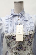 画像3: Victorian maiden / ロココブーケアルカンシェルドールドレス  ブルー S-26-02-11-052-CL-OP-AS-ZS (3)