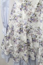 画像4: Victorian maiden / ロココブーケアルカンシェルドールドレス  ブルー S-26-02-11-052-CL-OP-AS-ZS (4)
