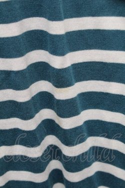 画像3: axes femme / ボーダー柄マキシワンピース  グリーンｘ白 S-26-02-11-054-AX-OP-AS-ZS