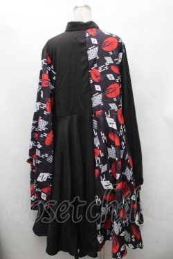 画像2: NieR Clothing / 着物袖ワンピース  黒 S-26-02-11-055-PU-OP-AS-ZS