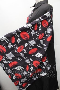 画像3: NieR Clothing / 着物袖ワンピース  黒 S-26-02-11-055-PU-OP-AS-ZS