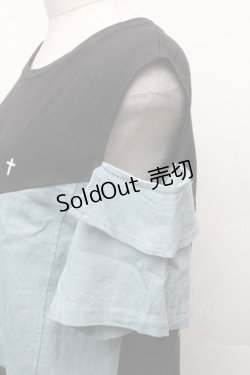 画像3: NieR Clothing / デザイントップス  黒 S-26-02-11-006-PU-TO-AS-ZS