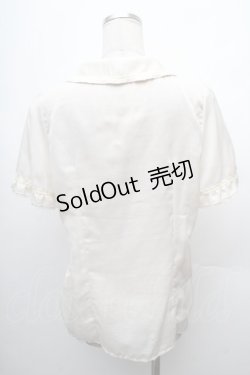 画像2: axes femme / フレア袖フリルブラウス  オフ S-26-02-11-001-AX-TO-AS-ZS