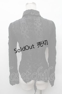 画像2: STEAM / フリルブラウス  黒 S-26-02-11-008-HN-BL-AS-ZS