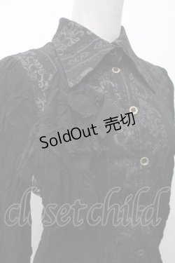 画像3: STEAM / フリルブラウス  黒 S-26-02-11-008-HN-BL-AS-ZS