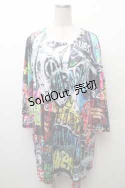 画像1: NieR Clothing / 転写プリントトップス  マルチ S-26-02-11-014-PU-TO-AS-ZS