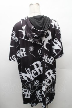 画像2: NieR Clothing / 転写プリントトップス  黒 S-26-02-11-015-PU-TO-AS-ZS