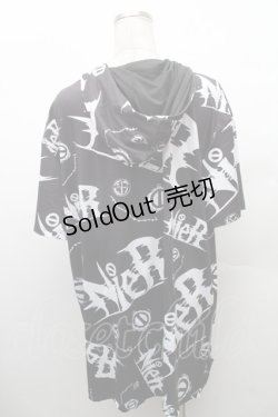 画像2: NieR Clothing / 転写プリントトップス  黒 S-26-02-11-015-PU-TO-AS-ZS