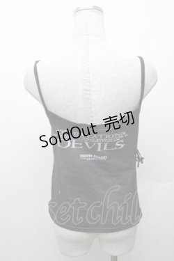 画像2: h.ANARCHY / プリントチェーンキャミソール  黒 S-26-02-11-020-HN-TO-HR-ZS