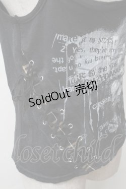 画像3: h.ANARCHY / プリントチェーンキャミソール  黒 S-26-02-11-020-HN-TO-HR-ZS