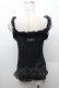 画像2: SEXY DYNAMITE LONDON / ロゴptキャミソール  黒 S-26-02-11-021-PU-TS-HR-ZS (2)