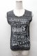 画像1: h.ANARCHY / プリントタンクトップ  グレー S-26-02-11-027-HN-TS-HR-ZS (1)