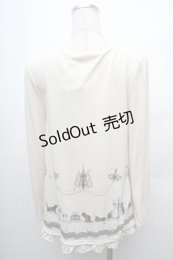 画像2: axes femme / シルエットねこptプルオーバー  オフ S-26-02-11-003-AX-TO-AS-ZS