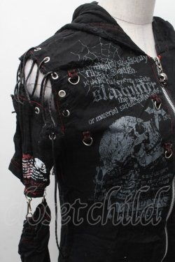 画像4: MAD / ガーゼフードZIPパーカー M 黒 S-26-02-11-033-PU-TO-HR-ZS