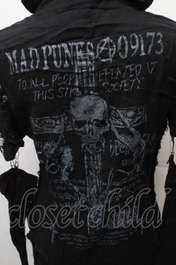 画像5: MAD / ガーゼフードZIPパーカー M 黒 S-26-02-11-033-PU-TO-HR-ZS