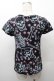 画像2: RNA / スカルプリントTシャツ  黒ｘピンク S-26-02-11-034-PU-TS-HR-ZS (2)