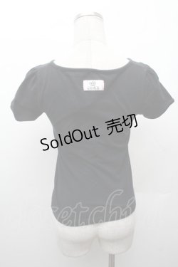 画像2: CHOICE / ハート天使ショート丈パフTシャツ  黒 S-26-02-11-036-PU-TS-HR-ZS