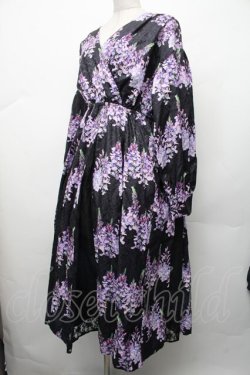 画像2: axes femme / カシュクールワンピース  黒 S-26-02-13-048-AX-OP-AS-ZS