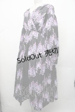 画像2: axes femme / カシュクールワンピース  黒 S-26-02-13-048-AX-OP-AS-ZS