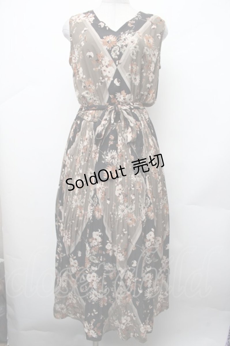 画像1: axes femme / 総柄ワンピース   S-26-02-13-051-AX-OP-AS-ZS (1)