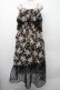 画像1: axes femme / フラワーシャワープリントワンピース  黒 S-26-02-13-052-AX-OP-AS-ZS (1)