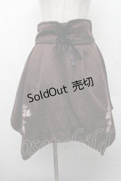 画像1: axes femme POETIQUE / バラ刺繍入りスカート  ブラウン S-26-02-13-055-AX-BL-HR-ZS