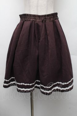 画像1: axes femme / リバーシブルスカート  ブラウン S-26-02-13-056-AX-PA-HR-ZS