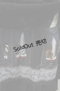 画像3: NIBBLE POISON / ダークナイトサーカススカート  黒 S-26-02-13-062-0-JA-HR-ZS