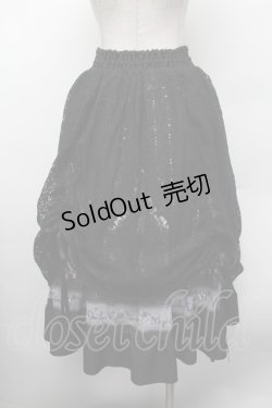 画像4: NIBBLE POISON / ダークナイトサーカススカート  黒 S-26-02-13-062-0-JA-HR-ZS