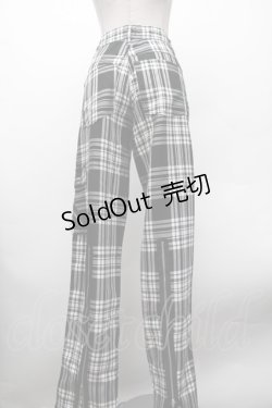 画像3: PUNK / チェックパンツ  黒ｘ白 S-26-02-13-064-PU-PA-HR-ZS