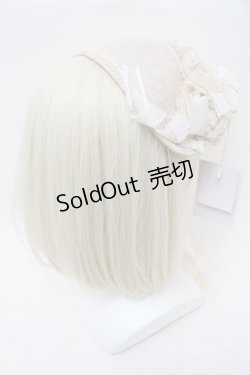 画像3: Hoshibako Works / フロイラインの夢物語ミニボンネット  ベージュ S-26-02-13-009-LO-AC-AS-ZS