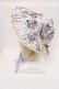 画像2: Victorian maiden / ロココブーケボンネット  ブルー S-26-02-13-010-CL-AC-AS-ZS (2)