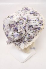 画像3: Victorian maiden / ロココブーケボンネット  ブルー S-26-02-13-010-CL-AC-AS-ZS (3)