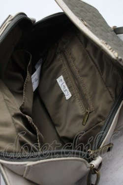 画像4: axes femme / 蝶々キルティングバッグ  カーキ S-26-02-13-013-AX-BG-AS-ZS