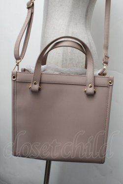 画像3: axes femme / ローズ刺繍スクエアバッグ  ピンク S-26-02-13-014-AX-BG-AS-ZS