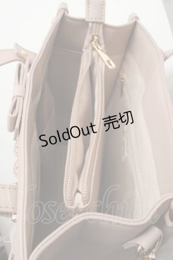 画像4: axes femme / ローズ刺繍スクエアバッグ  ピンク S-26-02-13-014-AX-BG-AS-ZS