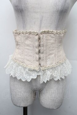 画像1: abilletage / ダブルレースベリーショートコルセット L ベージュ S-26-02-13-016-GO-TO-HR-ZS