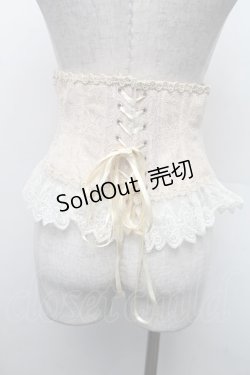 画像2: abilletage / ダブルレースベリーショートコルセット L ベージュ S-26-02-13-016-GO-TO-HR-ZS