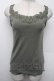 画像1: axes femme / リブタンクトップ  カーキ S-26-02-13-017-AX-TO-AS-ZS (1)