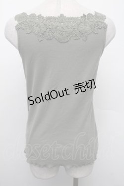 画像2: axes femme / リブタンクトップ  カーキ S-26-02-13-017-AX-TO-AS-ZS