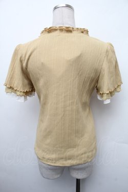 画像2: axes femme / プチスタンドリブプルオーバー  からし S-26-02-13-026-AX-TO-AS-ZS