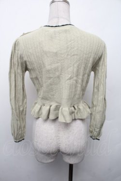 画像2: axes femme POETIQUE / ハート透かしニット  グリーン S-26-02-13-035-AX-TO-AS-ZS