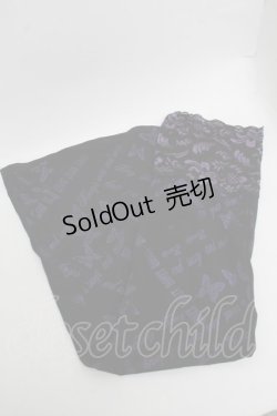 画像2: h.Jelly HONEY / レッグカバー  黒ｘ紫 S-26-02-15-004-HN-ZA-HR-ZS