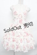 LIZ LISA / 花柄レースチュニック  ピンク S-26-02-15-047-LO-TO-HR-ZS