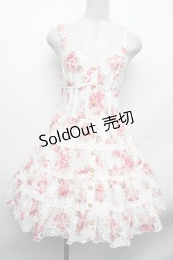 画像1: LIZ LISA / 花柄レースチュニック  ピンク S-26-02-15-047-LO-TO-HR-ZS