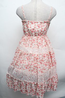 画像2: LIZ LISA / 花柄シフォンキャミワンピース  ピンク S-26-02-15-048-LO-OP-HR-ZS