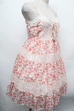 画像3: LIZ LISA / 花柄シフォンキャミワンピース  ピンク S-26-02-15-048-LO-OP-HR-ZS