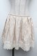 画像1: abilletage / ダブルレースタックスカート  ベージュ S-26-02-15-053-GO-SK-HR-ZS (1)