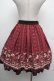 画像2: axes femme / トランプメルヘン柄スカート/Disney  ワイン S-26-02-15-055-AX-SK-HR-ZS (2)