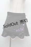 h.Jelly HONEY / 蝶刺 ジャガードスカート  黒 S-26-02-15-056-HN-SK-HR-ZS